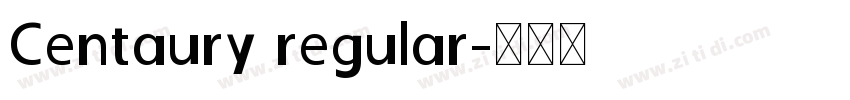 Centaury regular字体转换